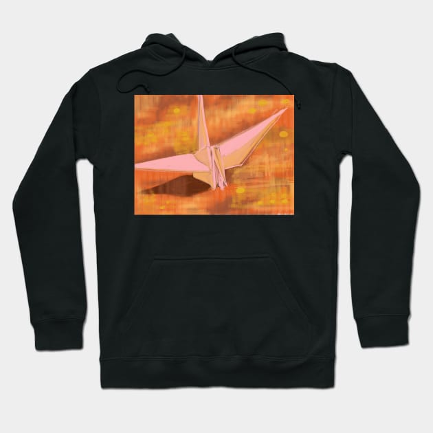 Paper Crane Hoodie by Visuddhi